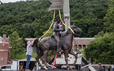 As Confederate statues come down, West Point honors Buffalo Soldiers